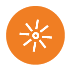 LED status indicators icon