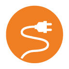 Mains powered icon