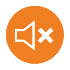 Test and silence buttons icon