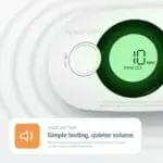 FA3322-EUX10 alarm detects 10 PPM CO and features a quiet self-test.