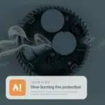 FA6620-R smoke detector with optical sensing fire protection.