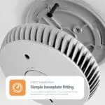 The FA6615-R smoke alarm features rapid, simple installation to any ceiling base.