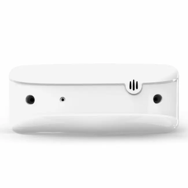 White rectangular RLYM-1EU device with two ports and a small front vent.
