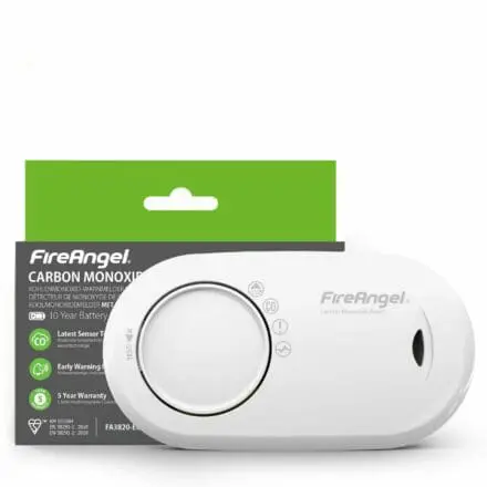 FA3820-EUX10 Carbon Monoxide Alarm – 10-Year Sealed Battery image
