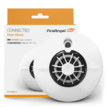 White FP1720W2-R heat alarm with packaging labelled Connected Heat Alarm.