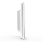 Side view of FP1000W2-R, a white rectangle with a rounded raised handle on a white background.
