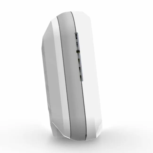 Angled side view of a white FS1326-T with a visible vent.
