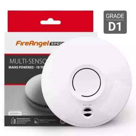 Specification 10 Year Thermoptek Smoke Alarm, Mains Powered image