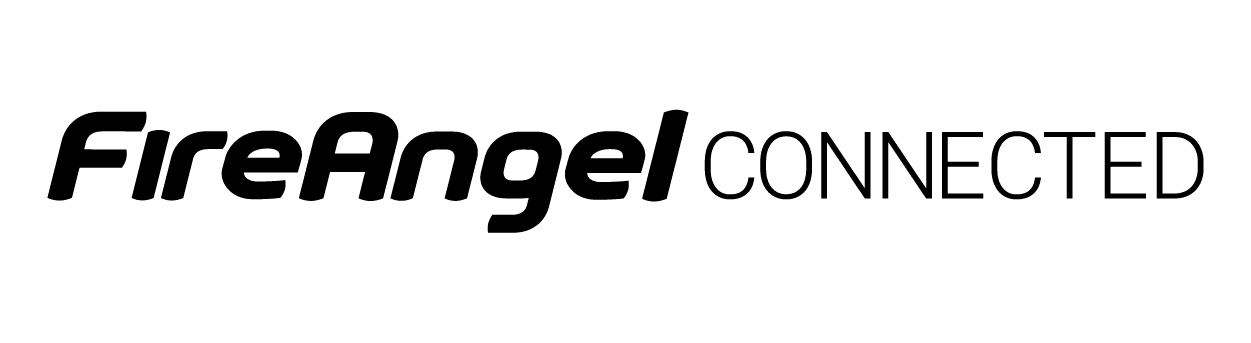 Logo 'FireAngel Connected' (Black)