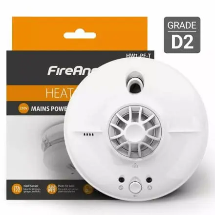 Kitchen Heat Alarm with Push Fit Base image