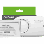 FA3820-EUX10 carbon monoxide alarm with manual and green packaging.