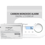 FA6812-EUX10 carbon monoxide alarm with digital display and manual.