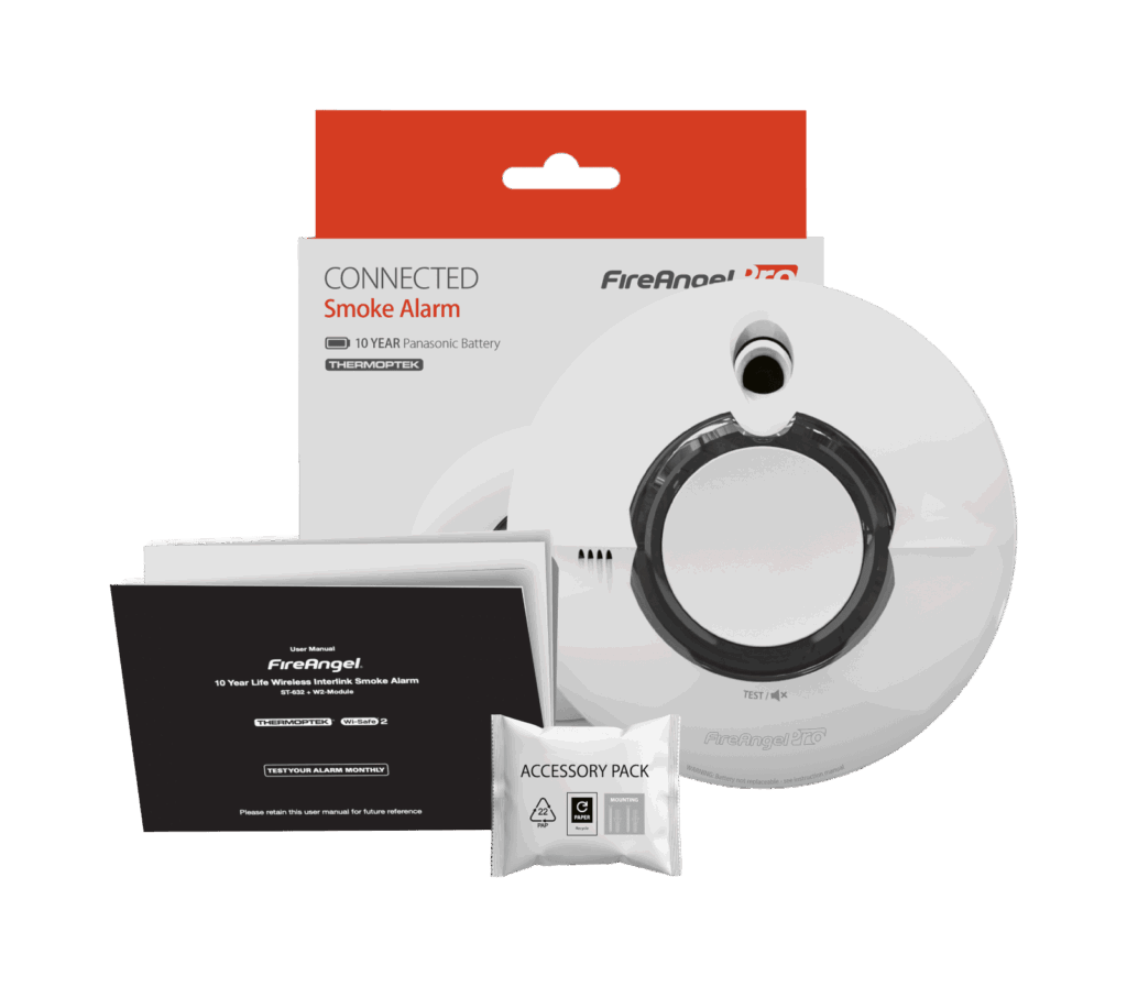 FP2620W2-R with packaging, manual, and accessory pack.