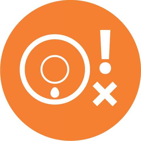 End-of-life warning icon
