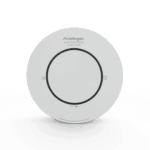 White circular Spec+ Multi-Sensor Smoke & Heat Alarm with central test button on plain background.