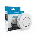 Spec+ Multi-Sensor Heat & Carbon Monoxide Alarm with its packaging.