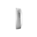 White FA8620BW-R wall-mounted air purifier, side view, on white background.