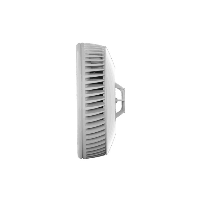 Side view of FA8922BW-R, a modern, slim monitor with vented back and rectangular stand.
