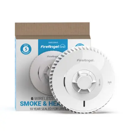 FA8922BW-R FireAngel One Smart BLE Combi Smoke Heat Alarm image